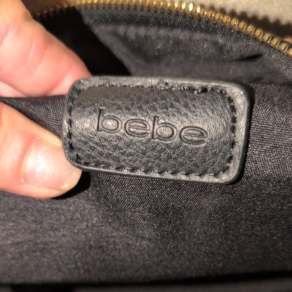 BeBe Black Studded Backpack New - Picture 8 of 10